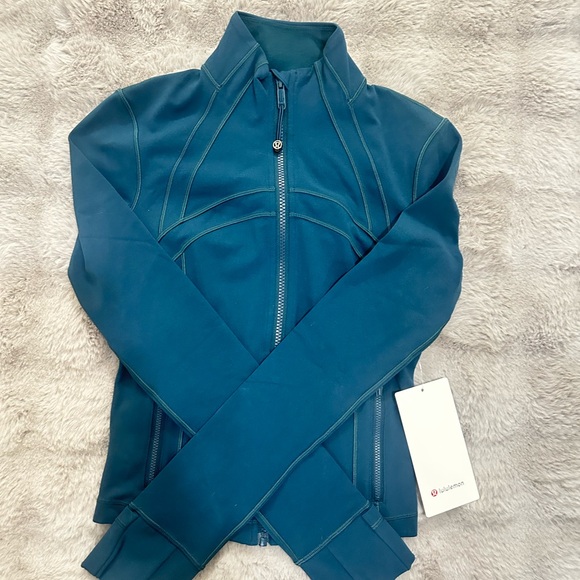 NWT Lululemon Define Cropped Jacket Size 4 Indochine Blue - Picture 4 of 7